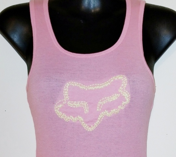 FOX Tops - ❤Women's sz Medium Pink Fox racing tank
